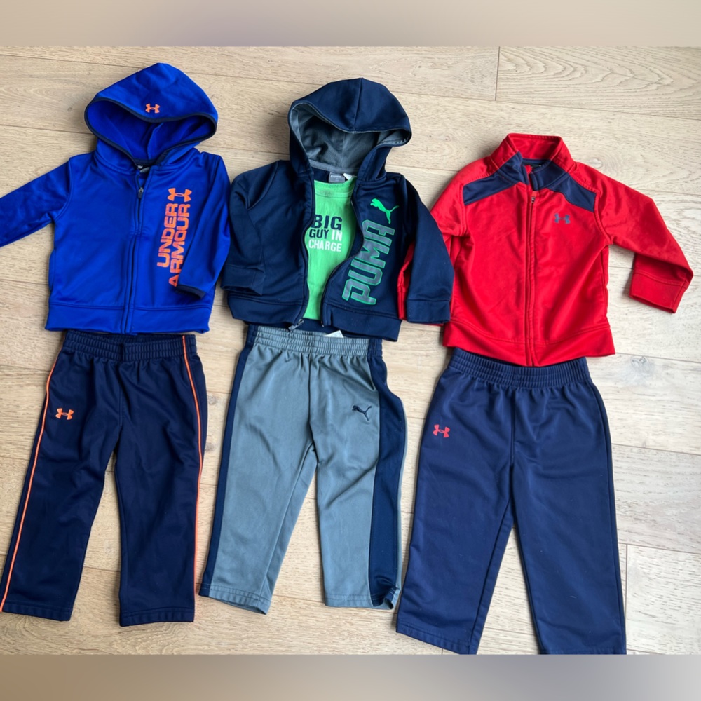 Under armour and puma 2 piece set
